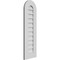 Ekena Millwork Round Top Surface Mount PVC Gable Vent: Non-Functional, w/ 3-1/2"W x 1"P Standard Frame, 12"W x 38"H GVPRT12X3801SN - alternate 4